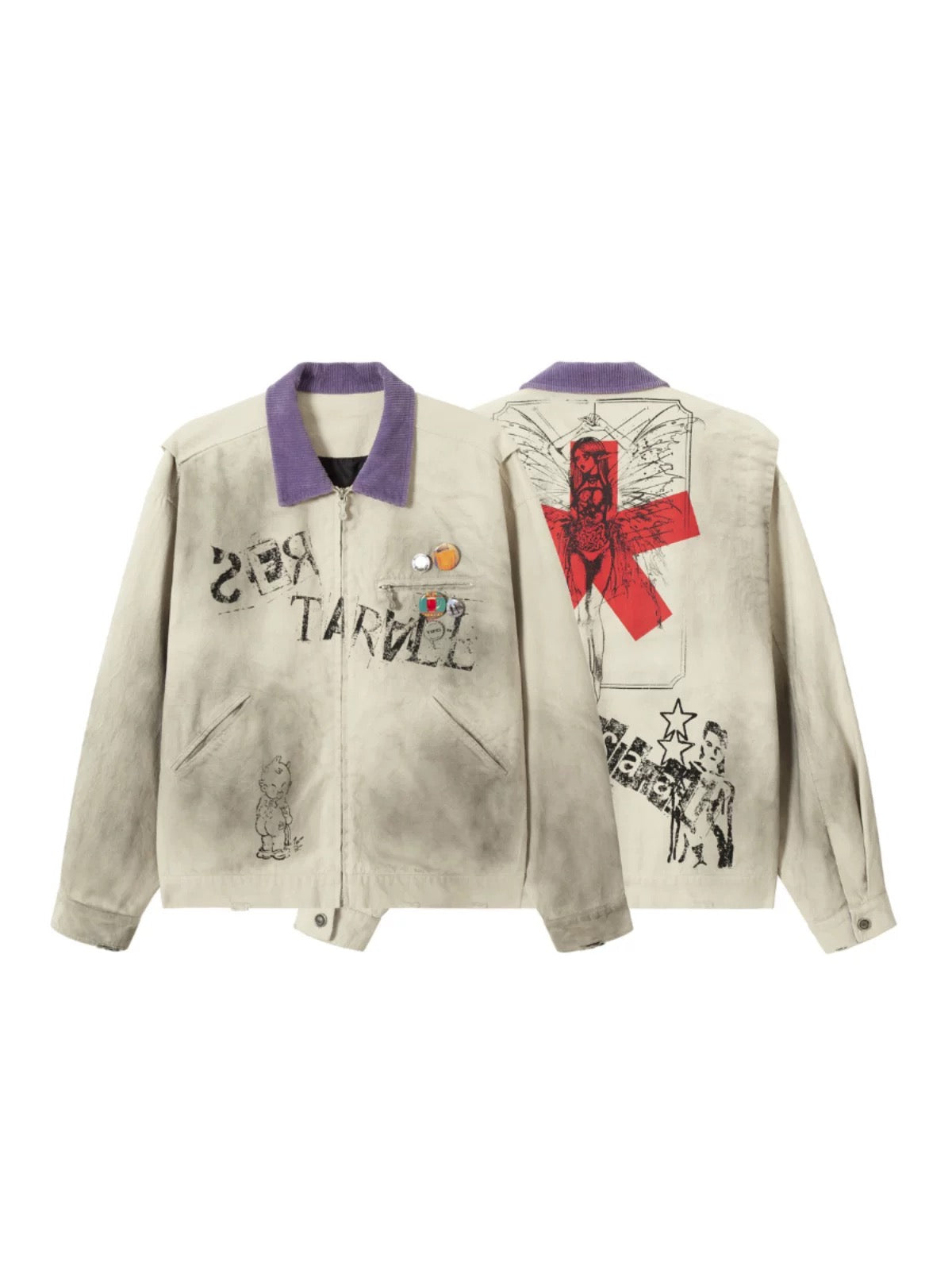 BADGE LAPEL JACKET