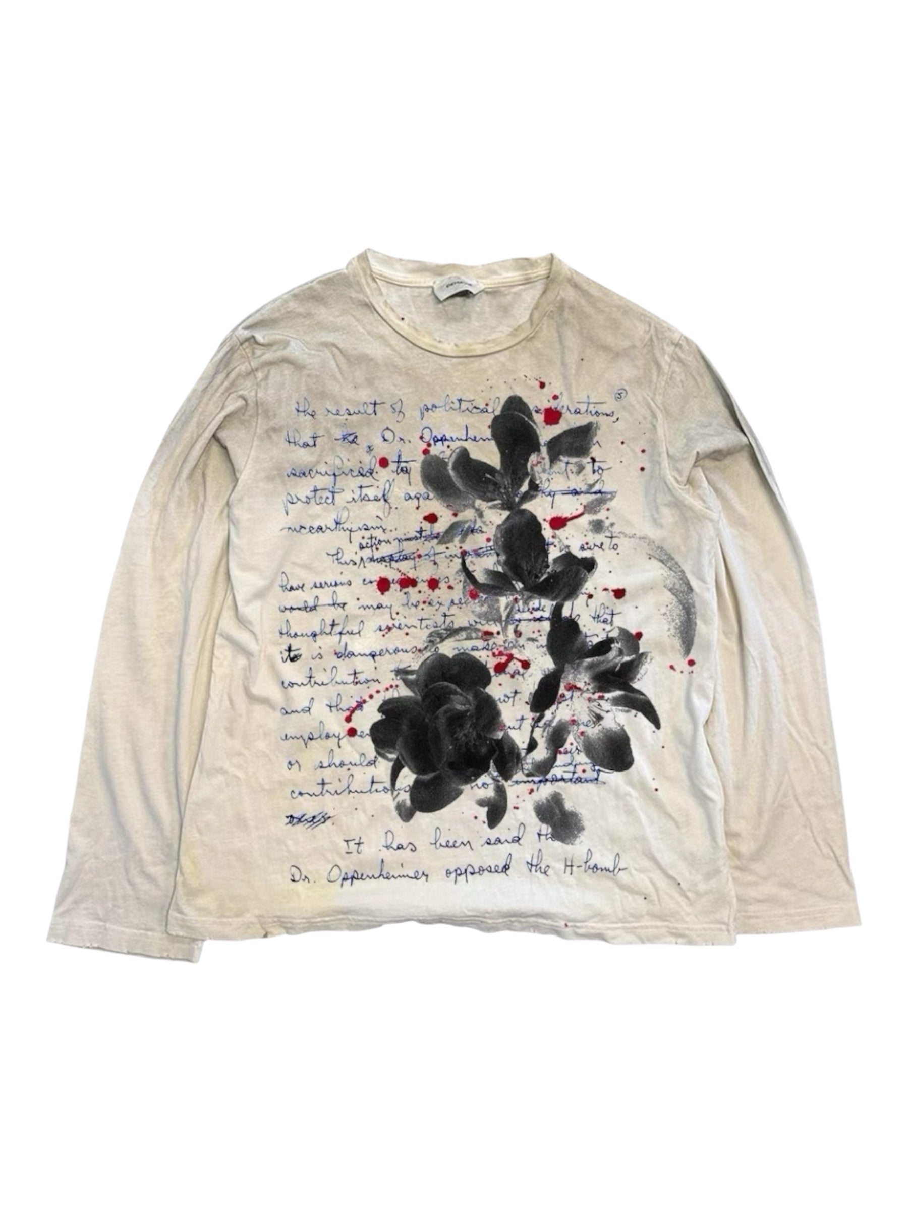 BLOSSOMED INK LONGSLEEVE SHIRT