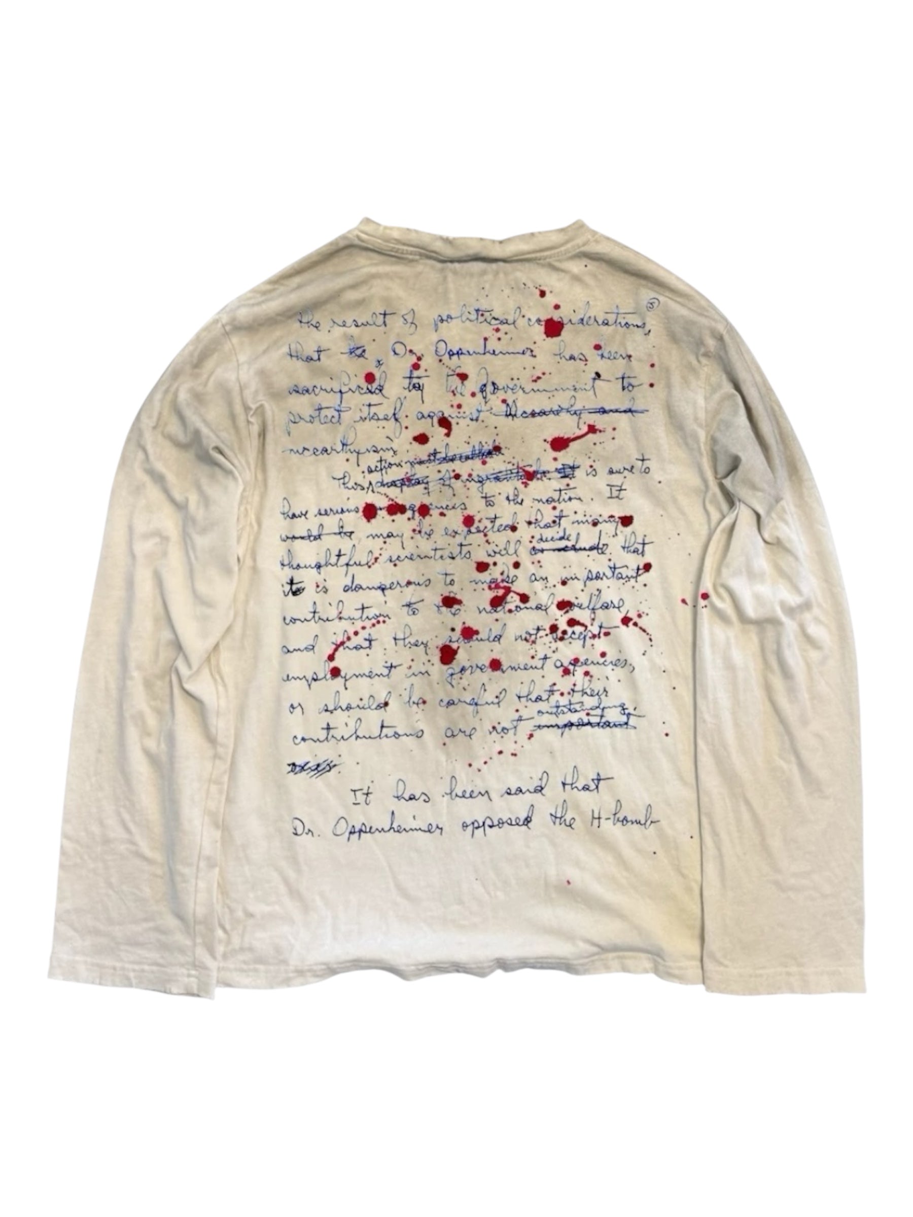 BLOSSOMED INK LONGSLEEVE SHIRT