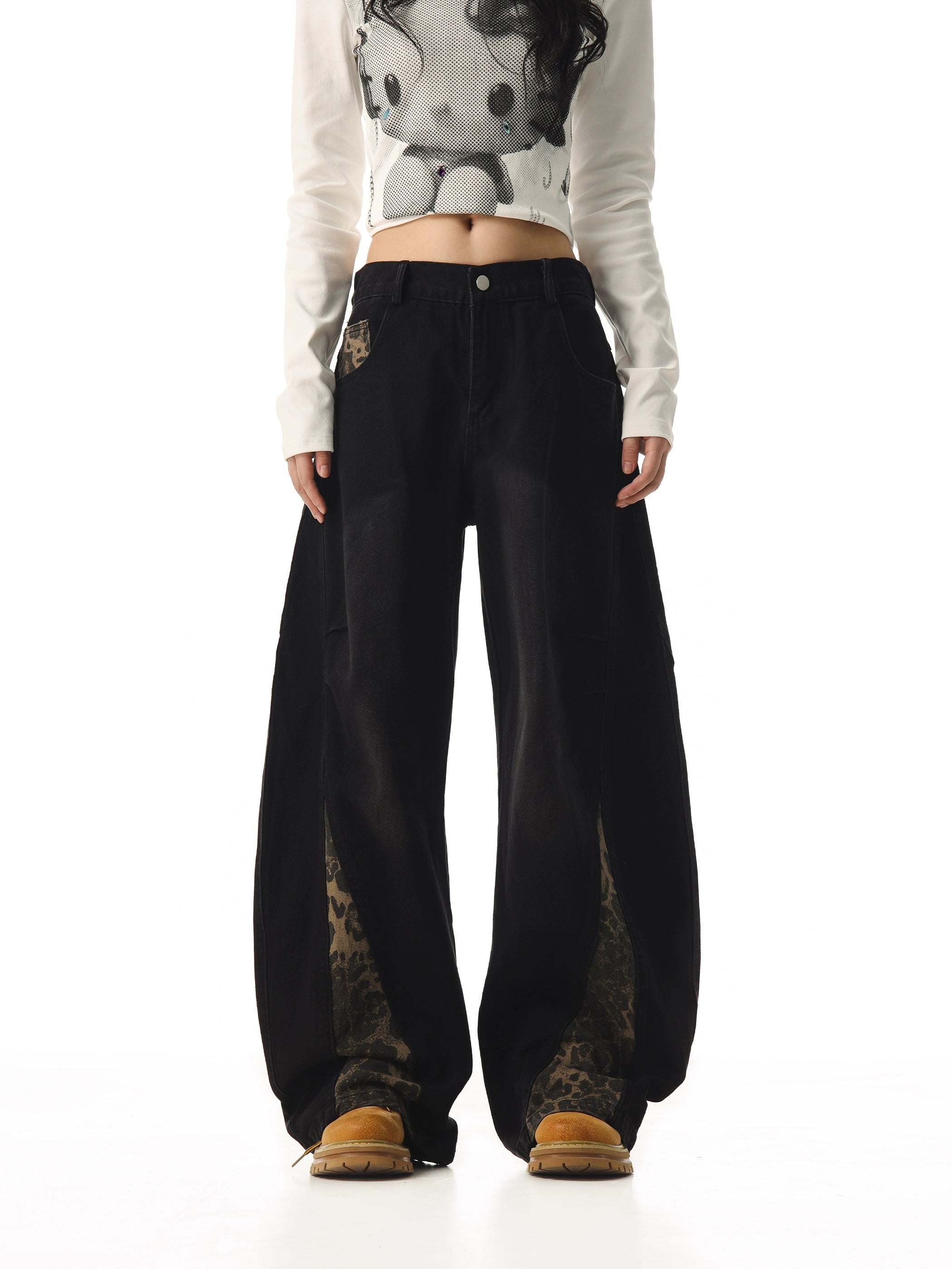 WILDFANG PATCH JEANS