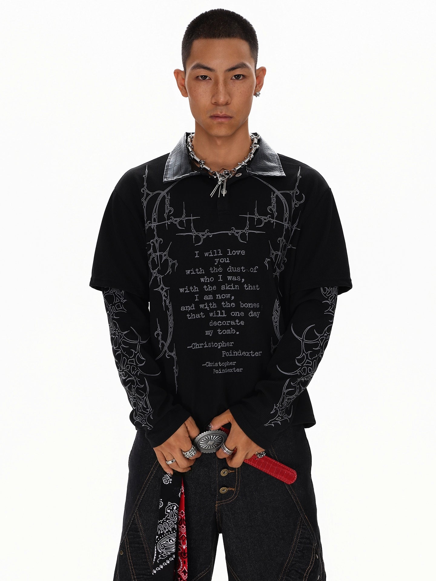 NIGHTCODE LAYERED LONGSLEEVE SHIRT