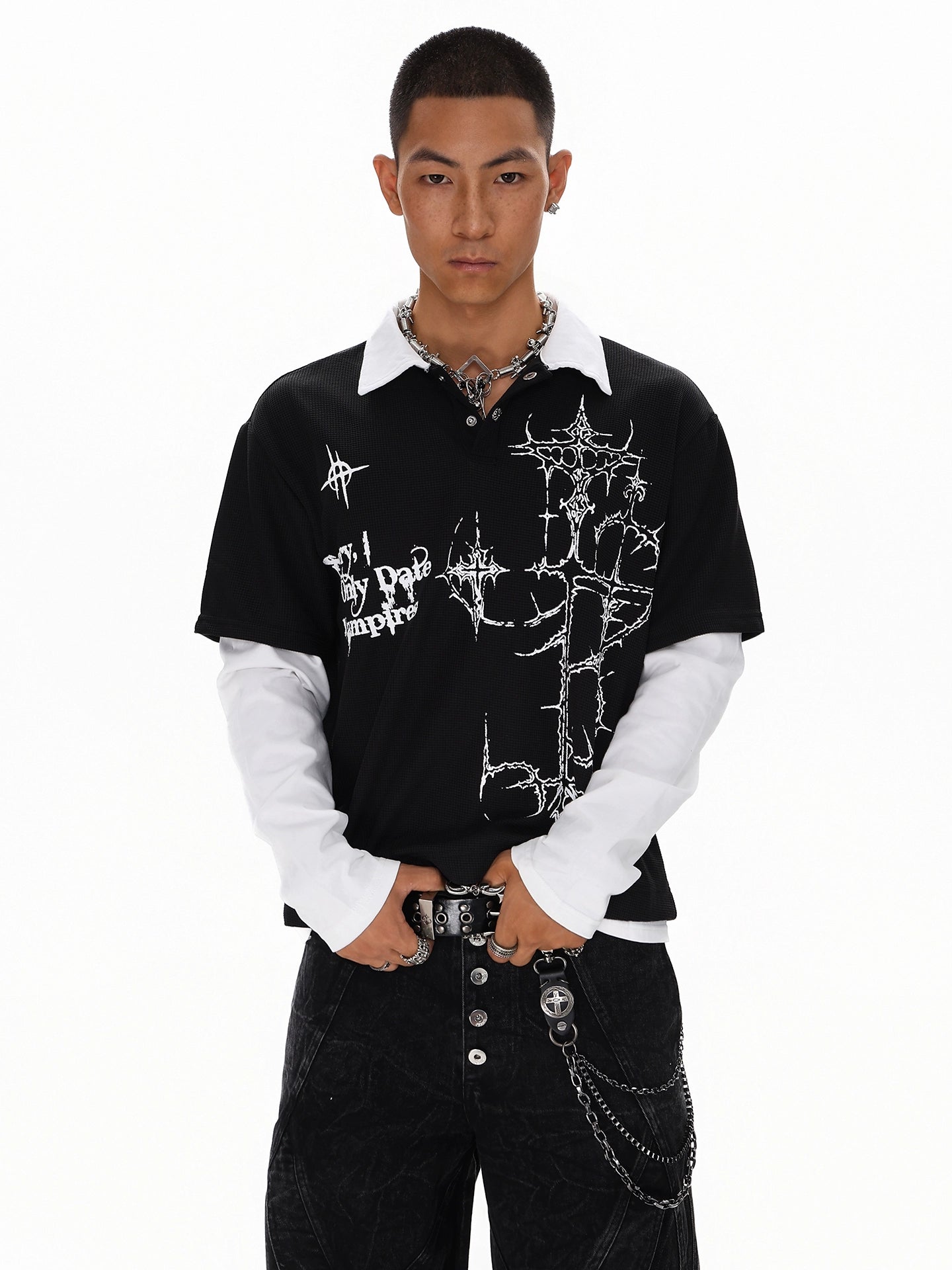 THORNCROSS LAYERED LONGSLEEVE SHIRT