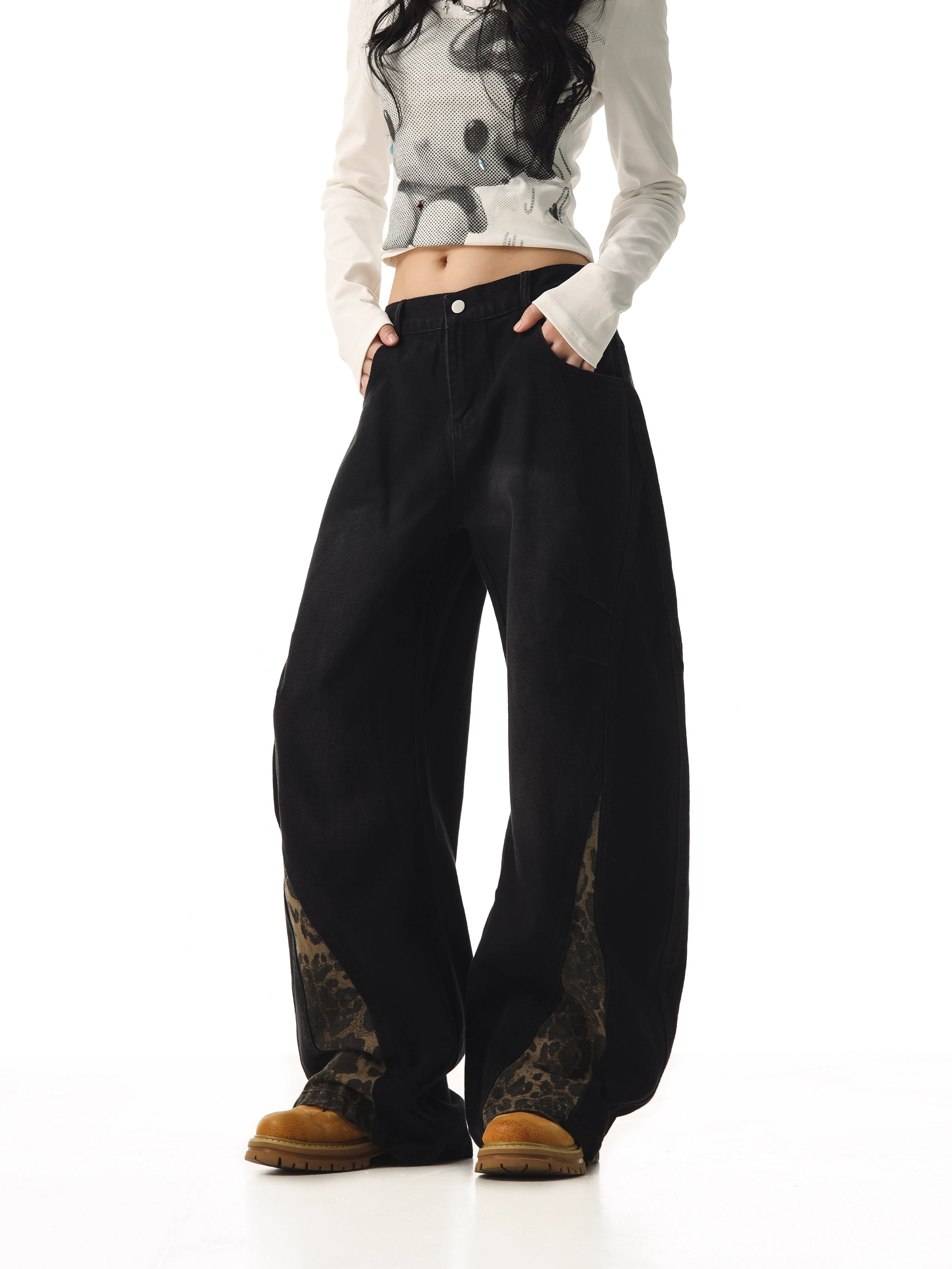 WILDFANG PATCH JEANS