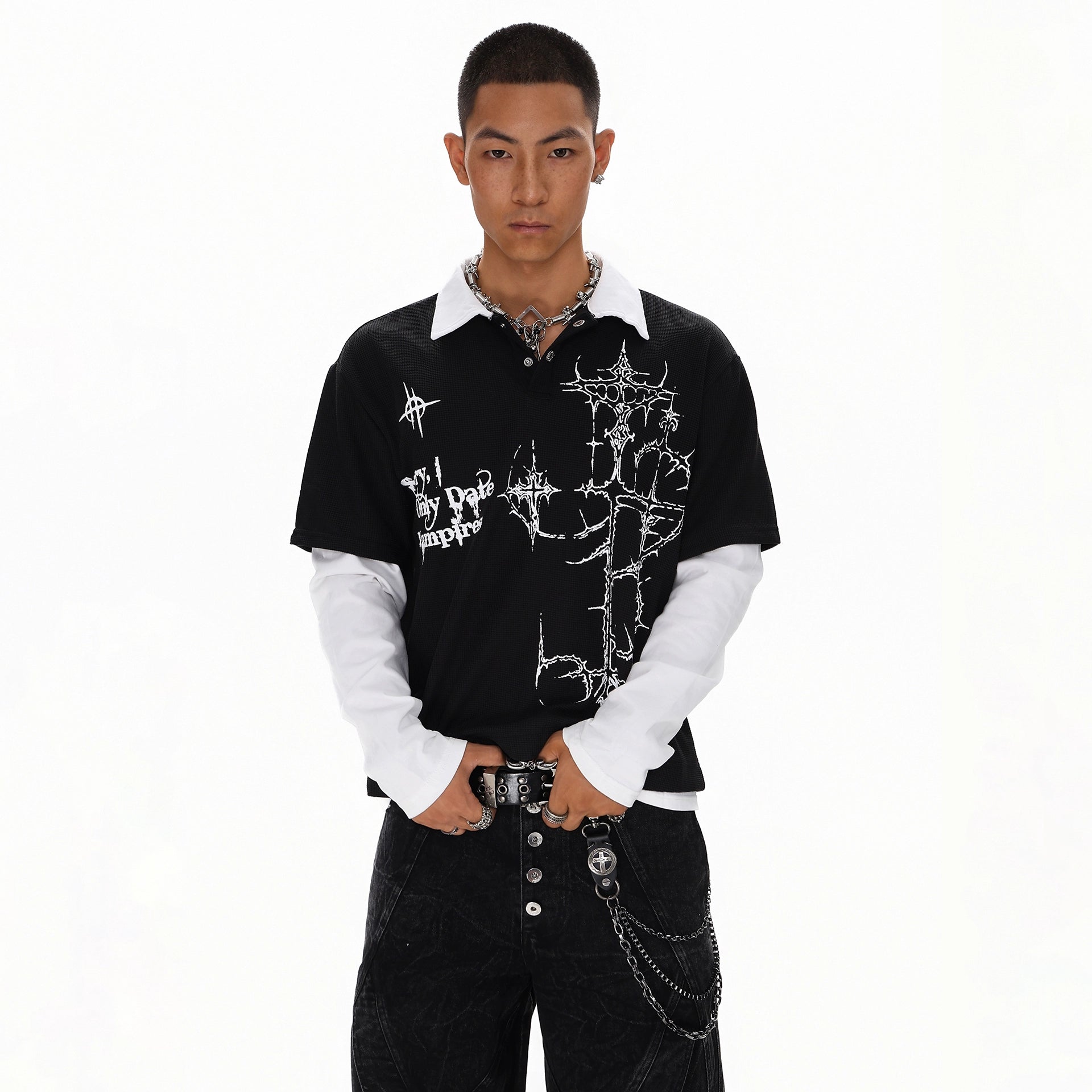 THORNCROSS LAYERED LONGSLEEVE SHIRT