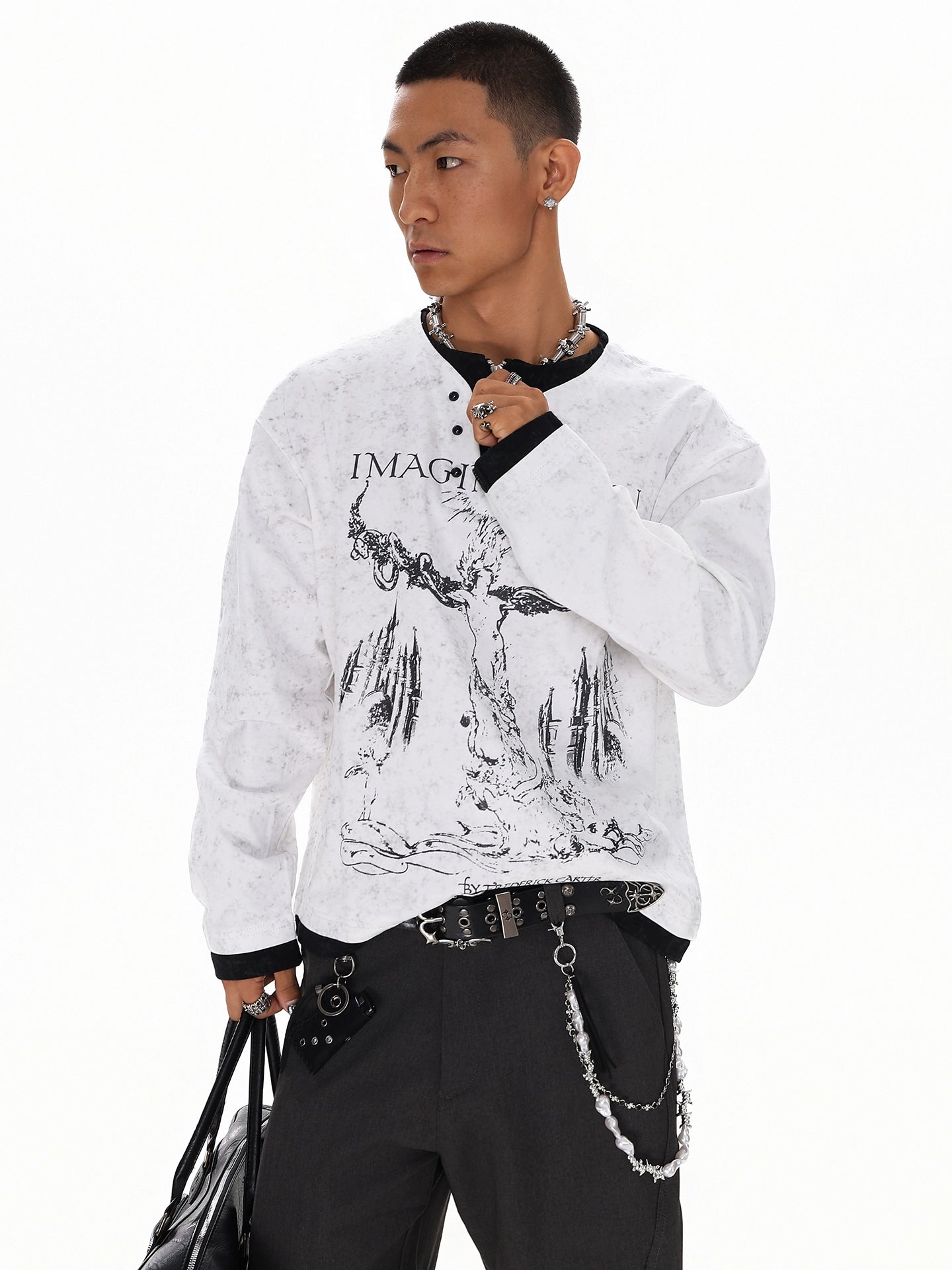 VOIDCHAIN LAYERED LONGSLEEVE SHIRT