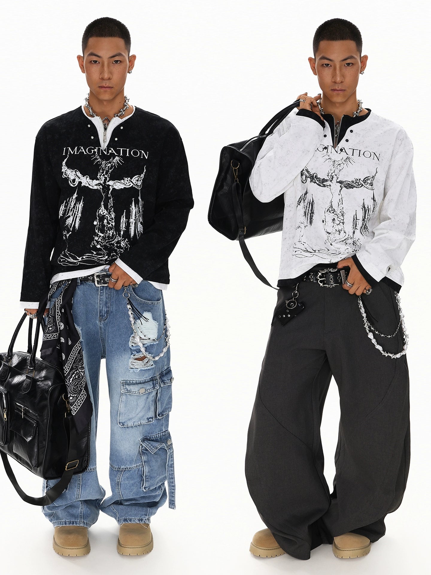 VOIDCHAIN LAYERED LONGSLEEVE SHIRT