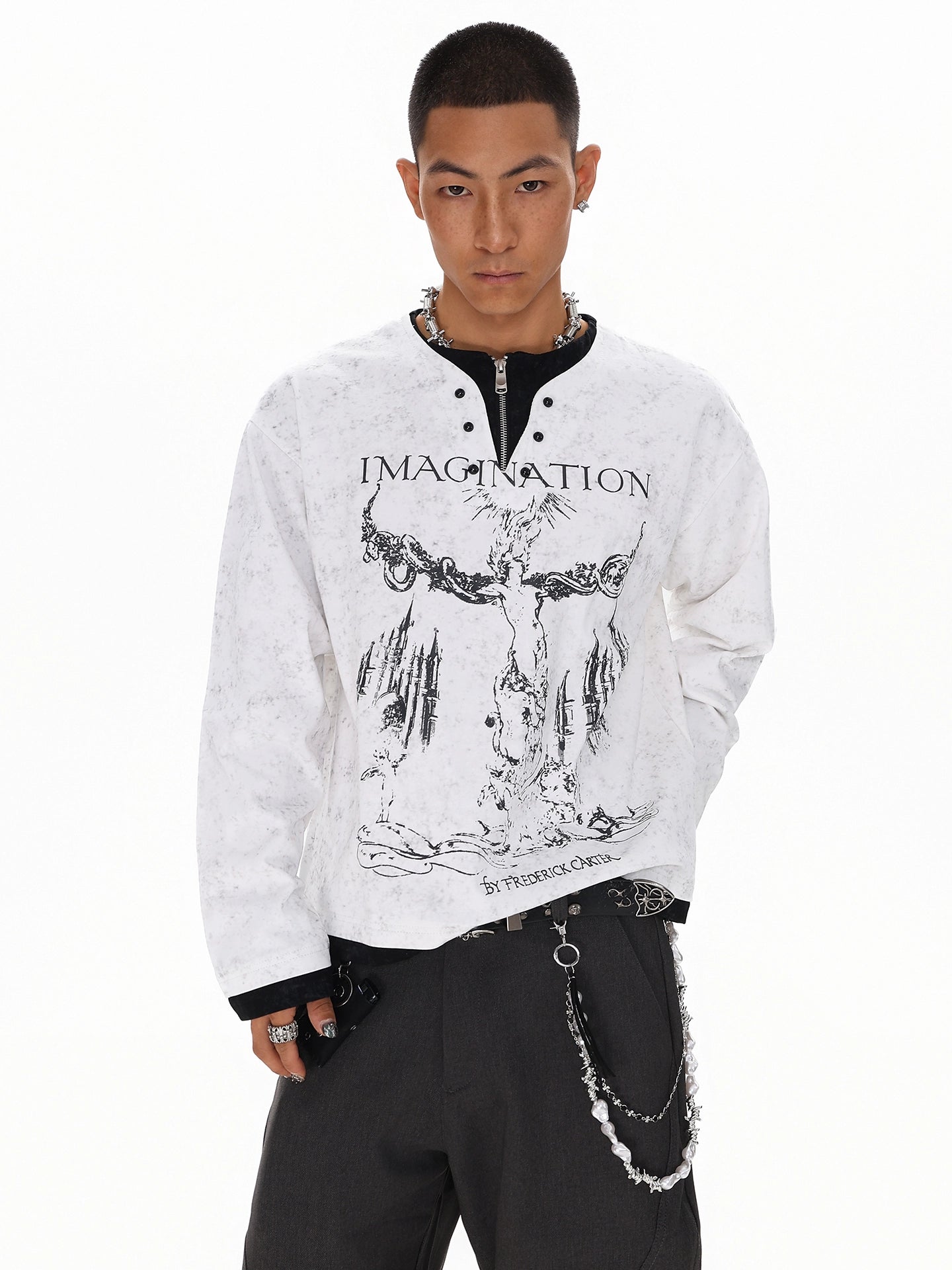 VOIDCHAIN LAYERED LONGSLEEVE SHIRT