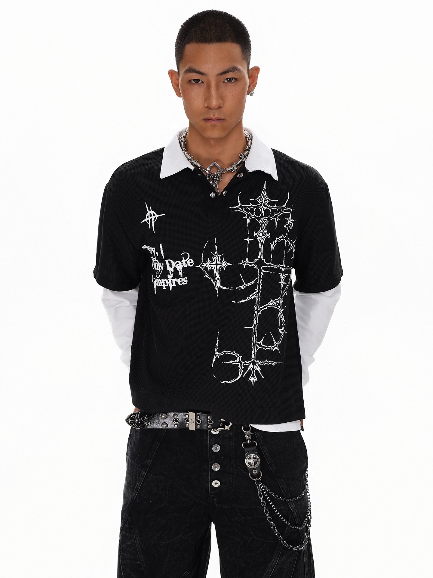 THORNCROSS LAYERED LONGSLEEVE SHIRT