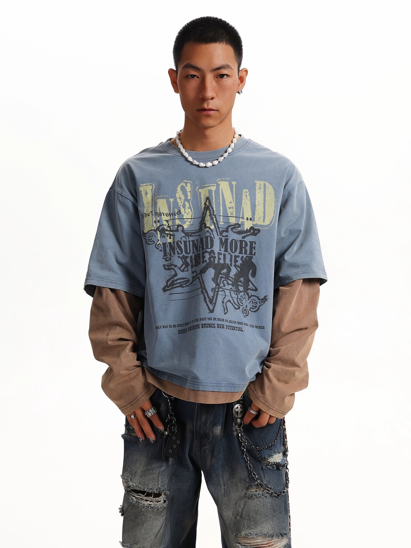 BLASTWAVE LAYERED LONGSLEEVE SHIRT