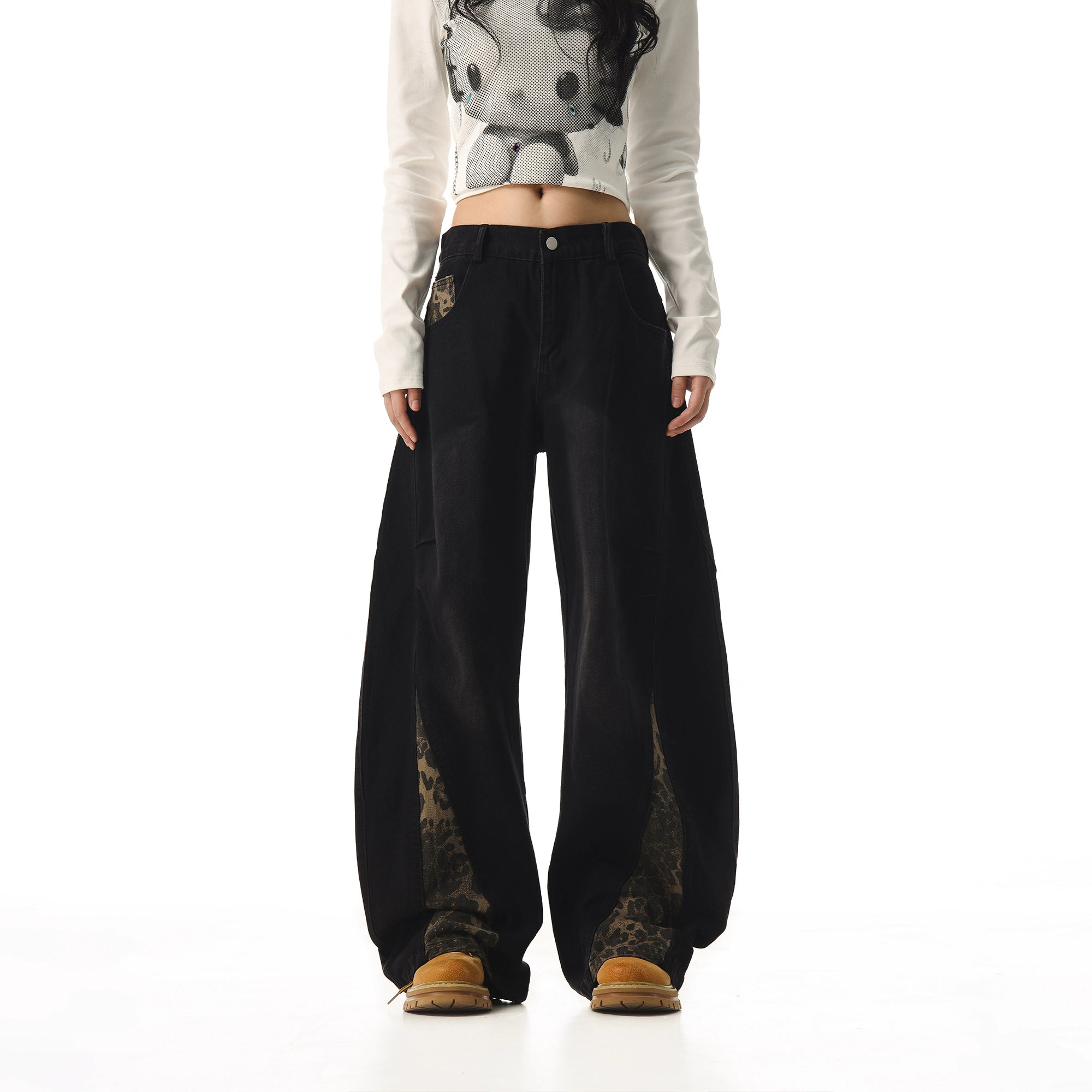 WILDFANG PATCH JEANS