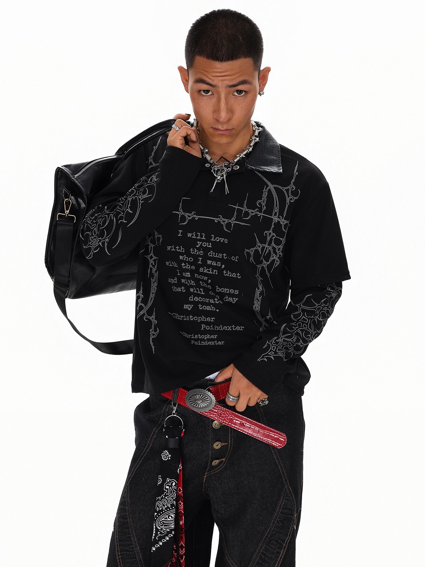 NIGHTCODE LAYERED LONGSLEEVE SHIRT