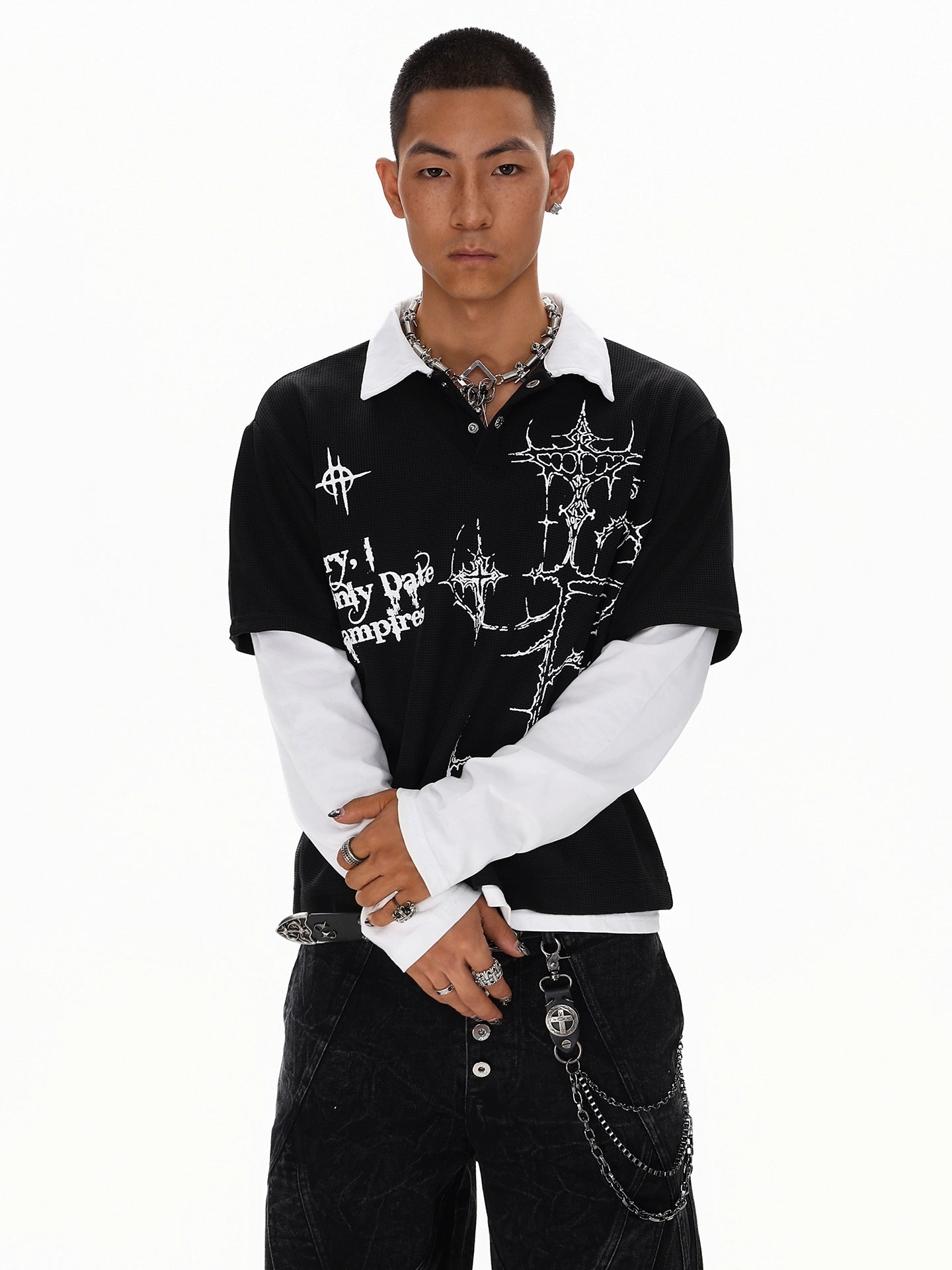 THORNCROSS LAYERED LONGSLEEVE SHIRT