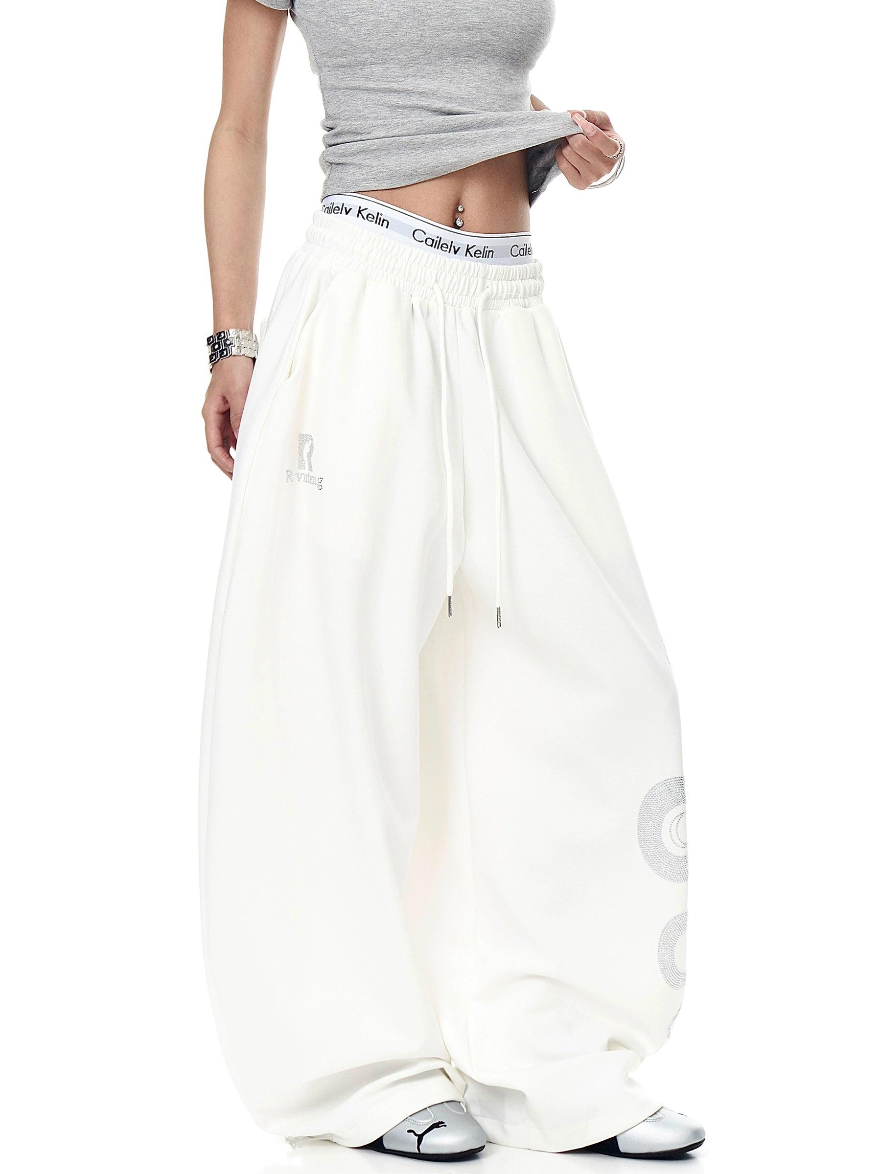 BLACKLISTS SERPENT BAGGY SWEATPANTS