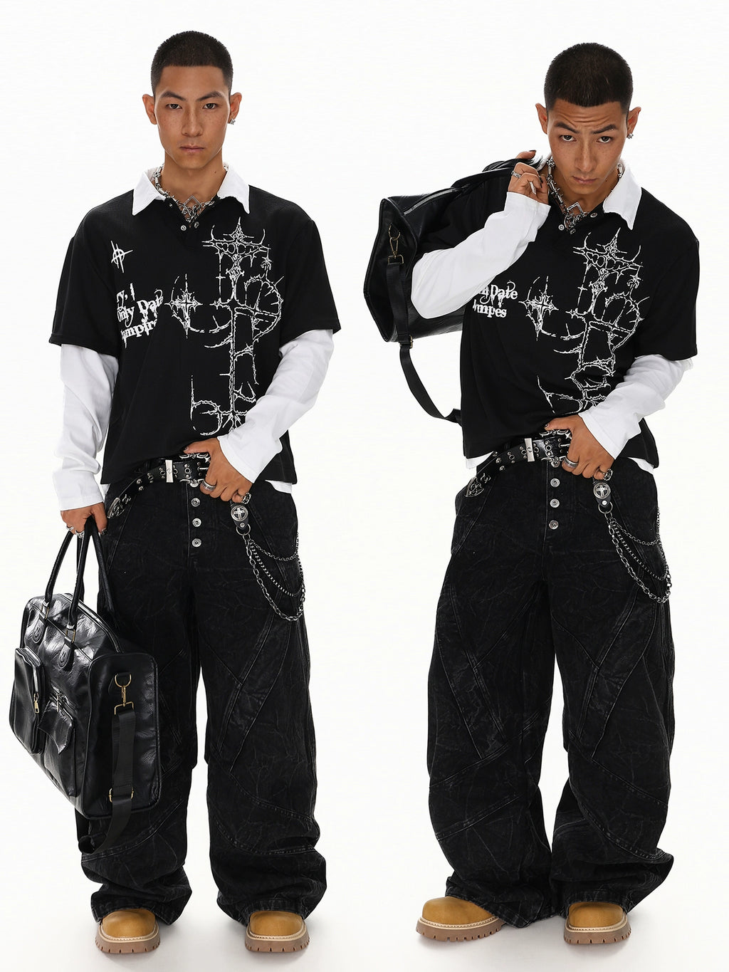 THORNCROSS LAYERED LONGSLEEVE SHIRT