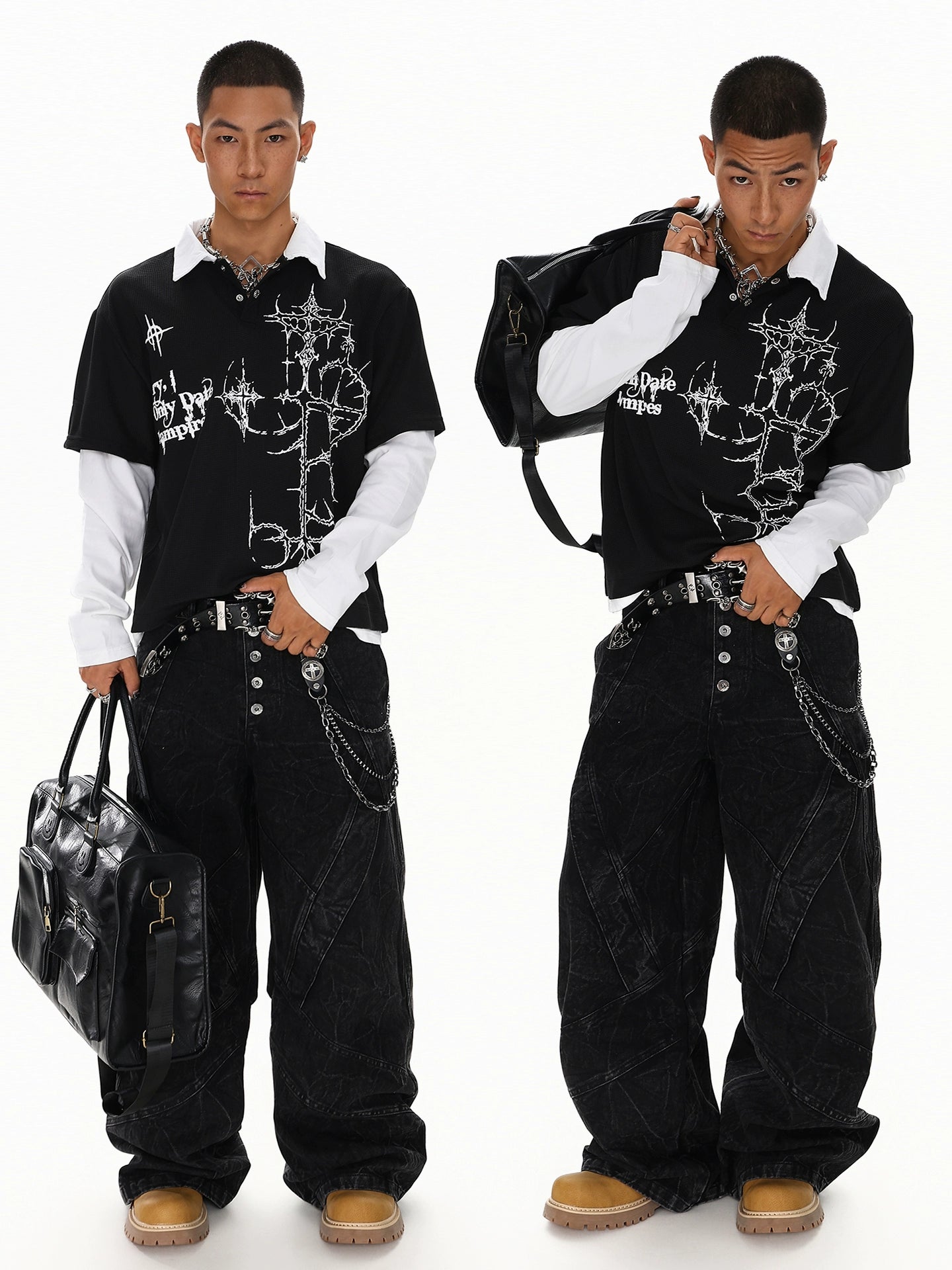 THORNCROSS LAYERED LONGSLEEVE SHIRT