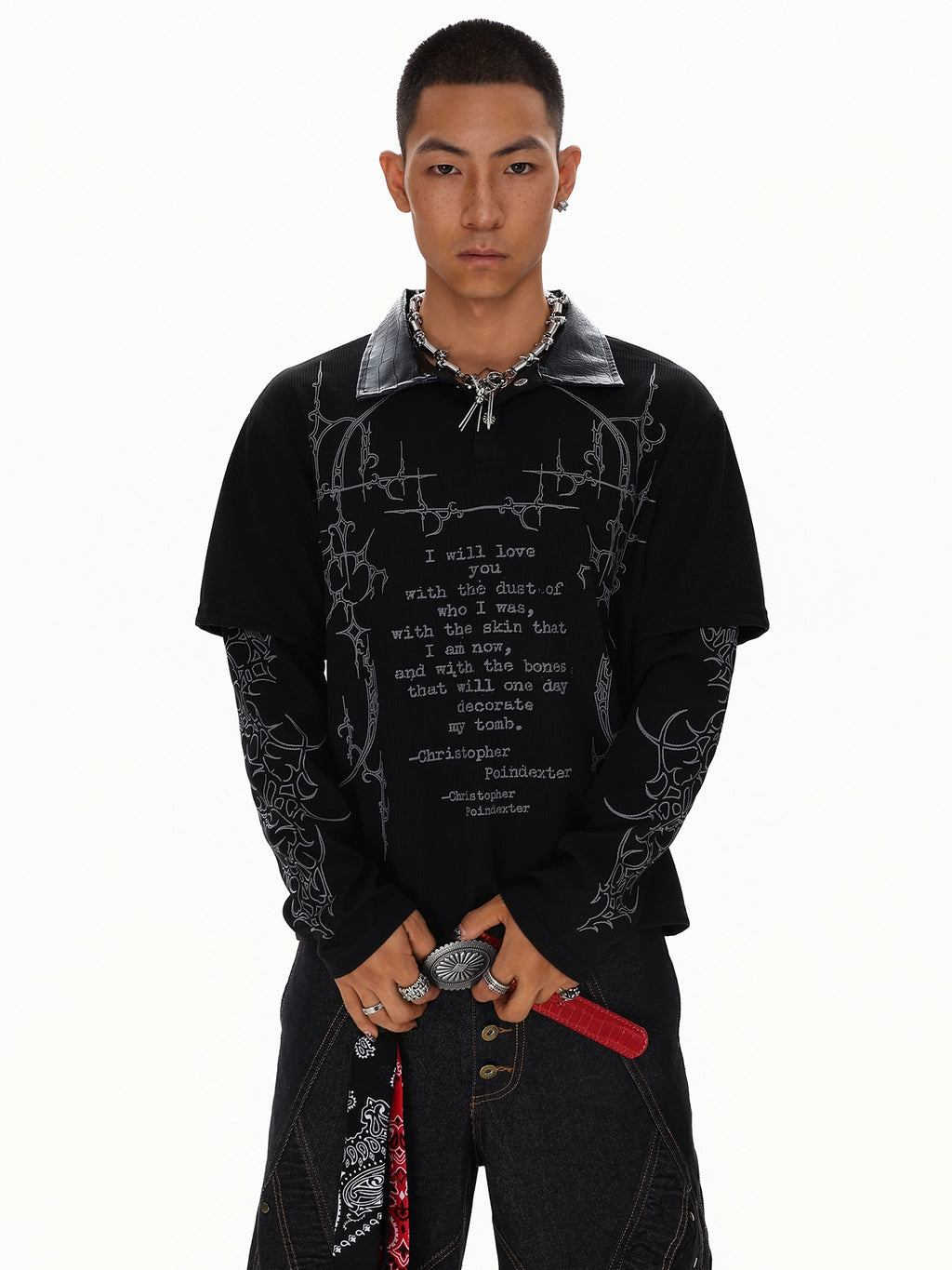 NIGHTCODE LAYERED LONGSLEEVE SHIRT