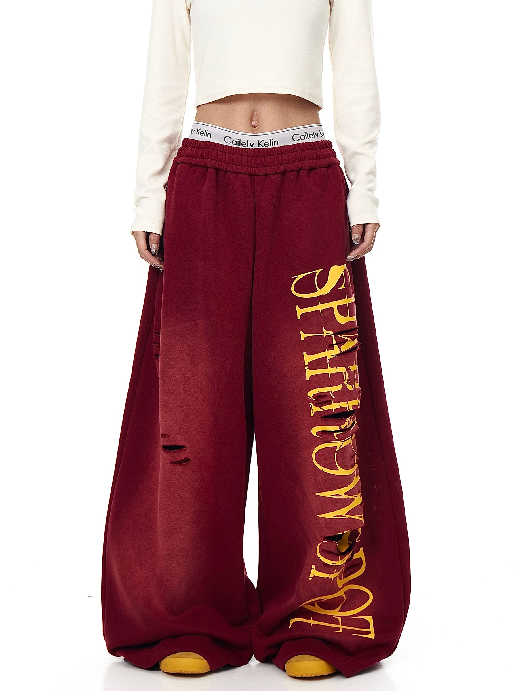 BLACKLISTS FADEMARK BAGGY SWEATPANTS