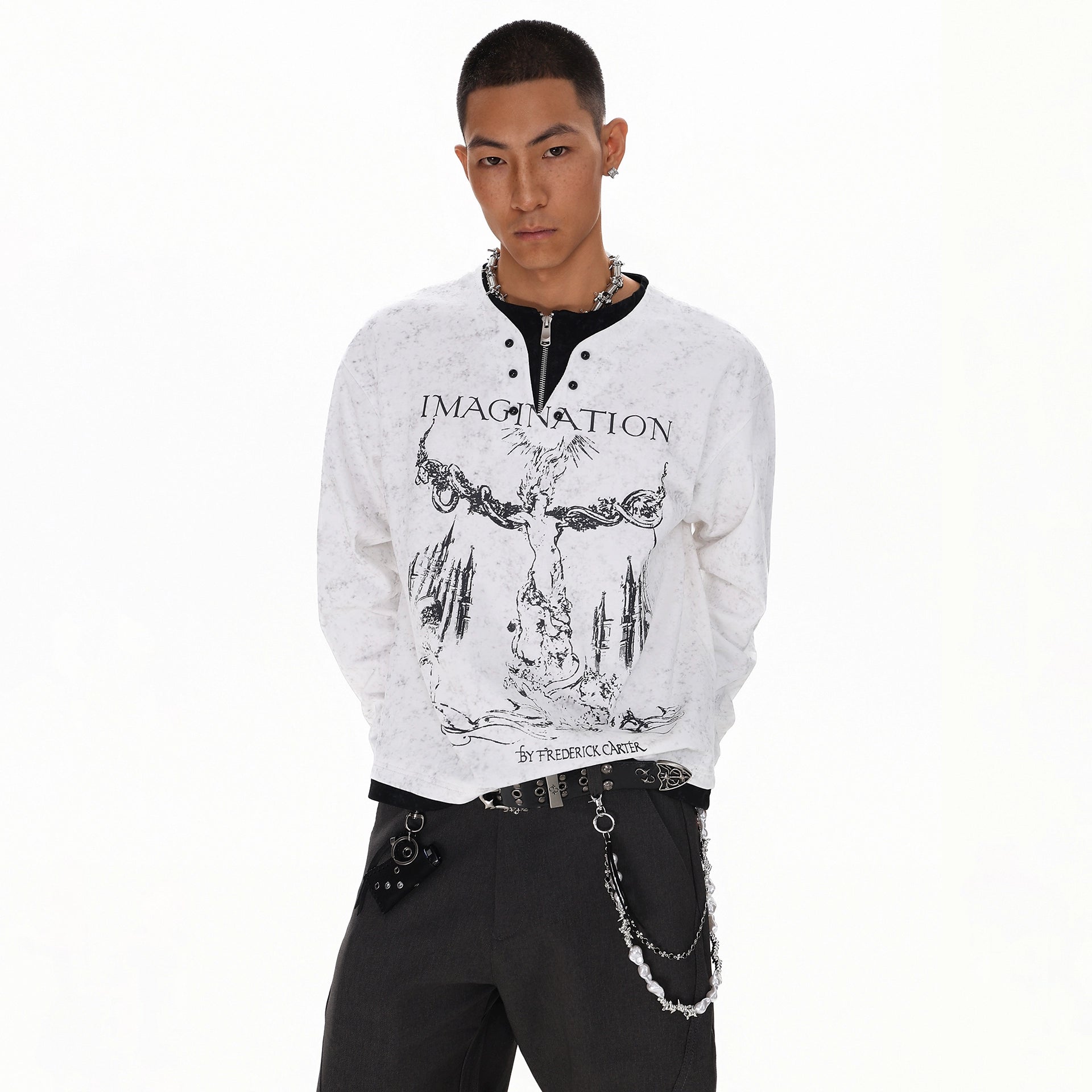 VOIDCHAIN LAYERED LONGSLEEVE SHIRT