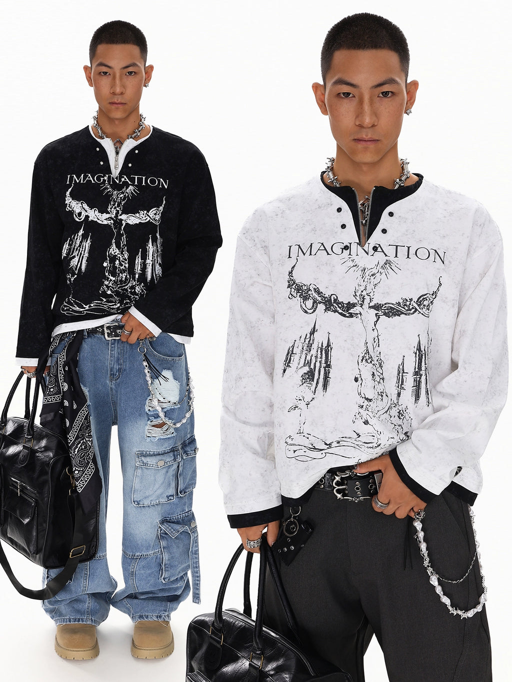VOIDCHAIN LAYERED LONGSLEEVE SHIRT