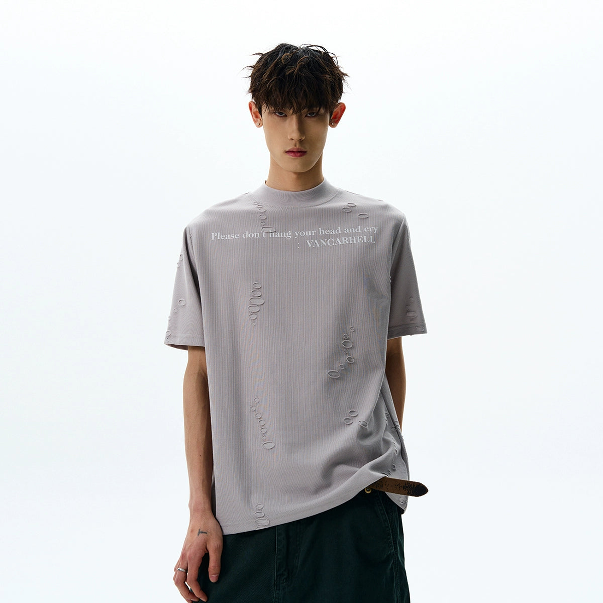 RUINED SCRIPT T-SHIRT