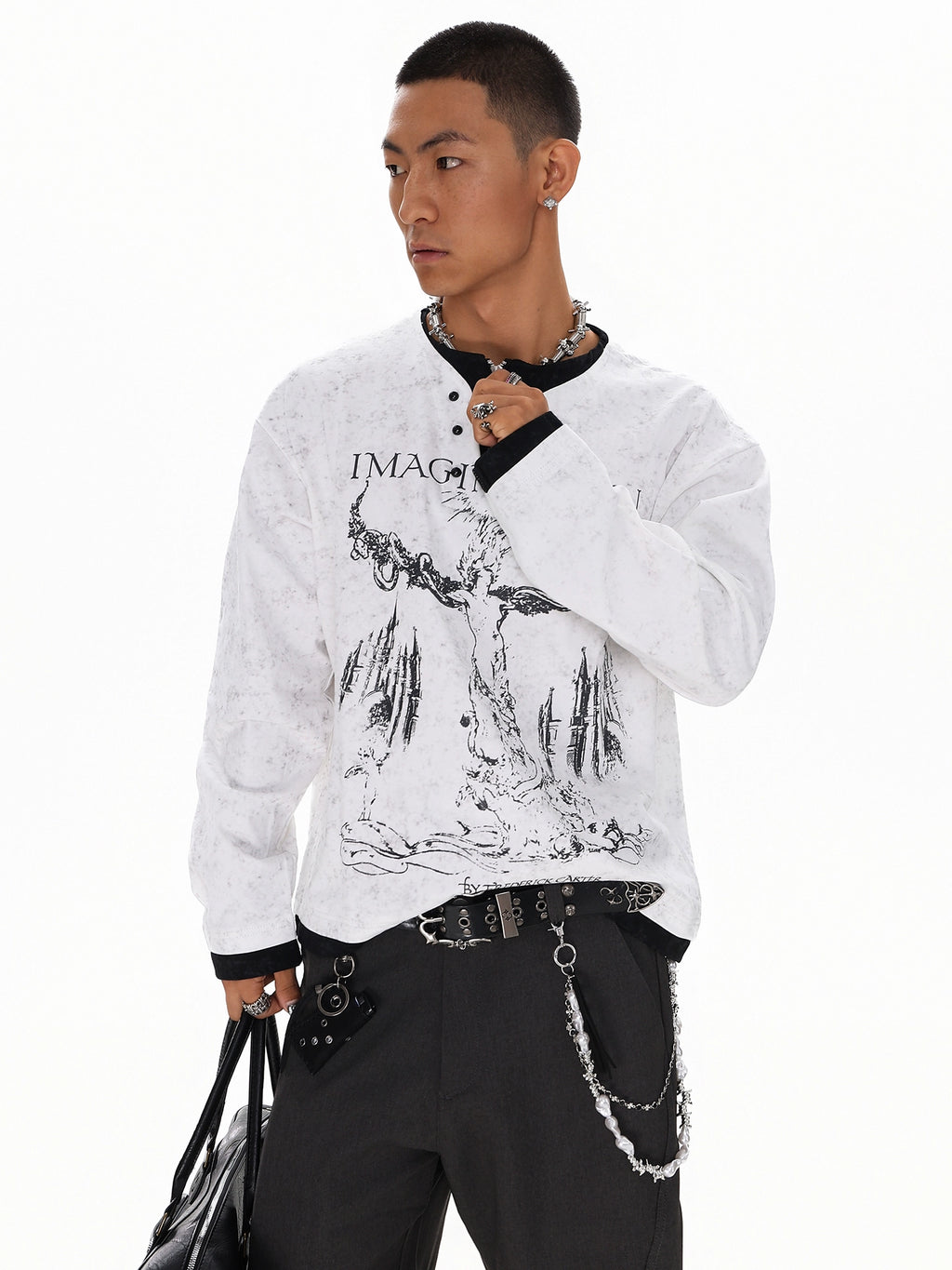 VOIDCHAIN LAYERED LONGSLEEVE SHIRT