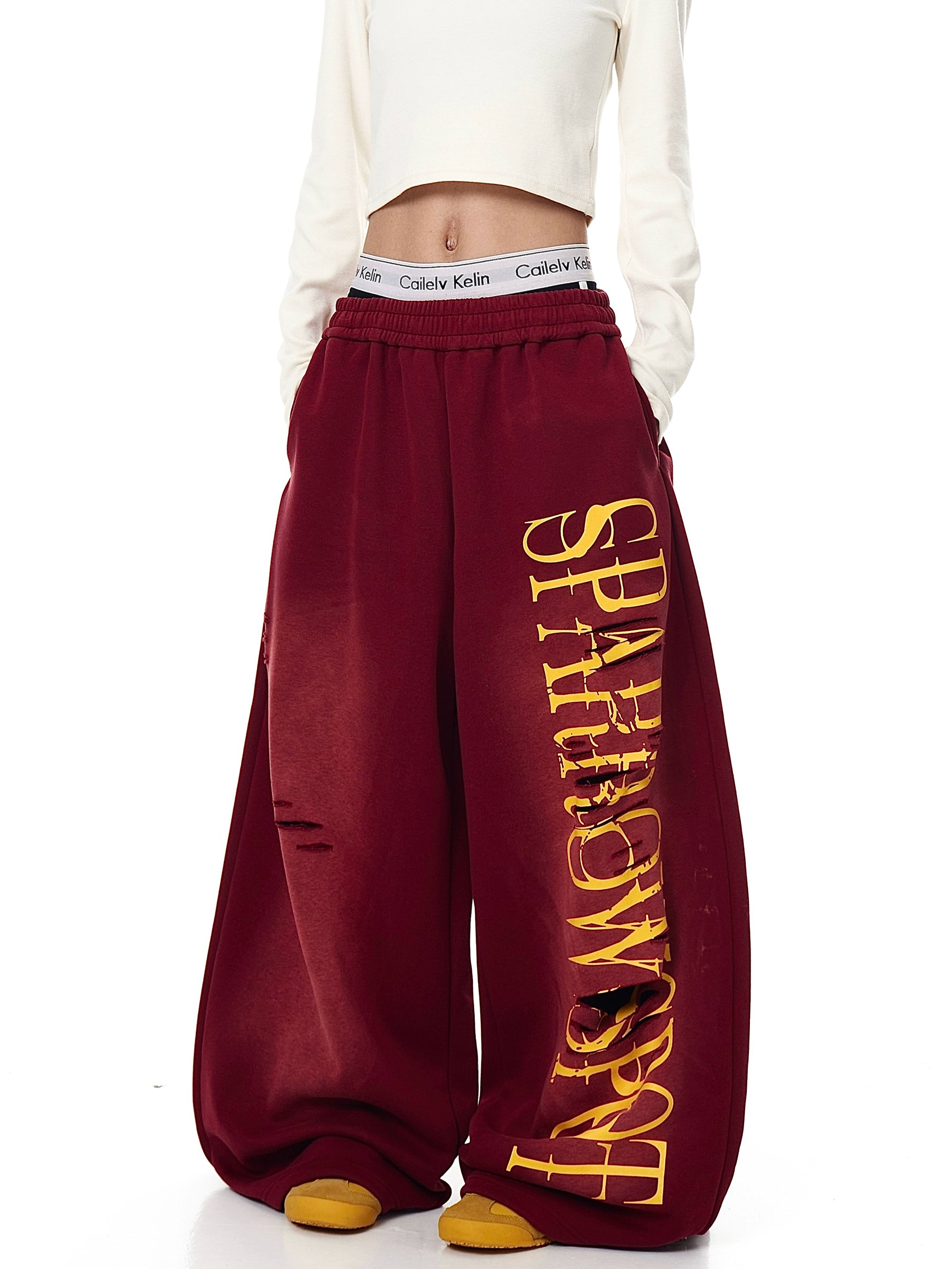 BLACKLISTS FADEMARK BAGGY SWEATPANTS