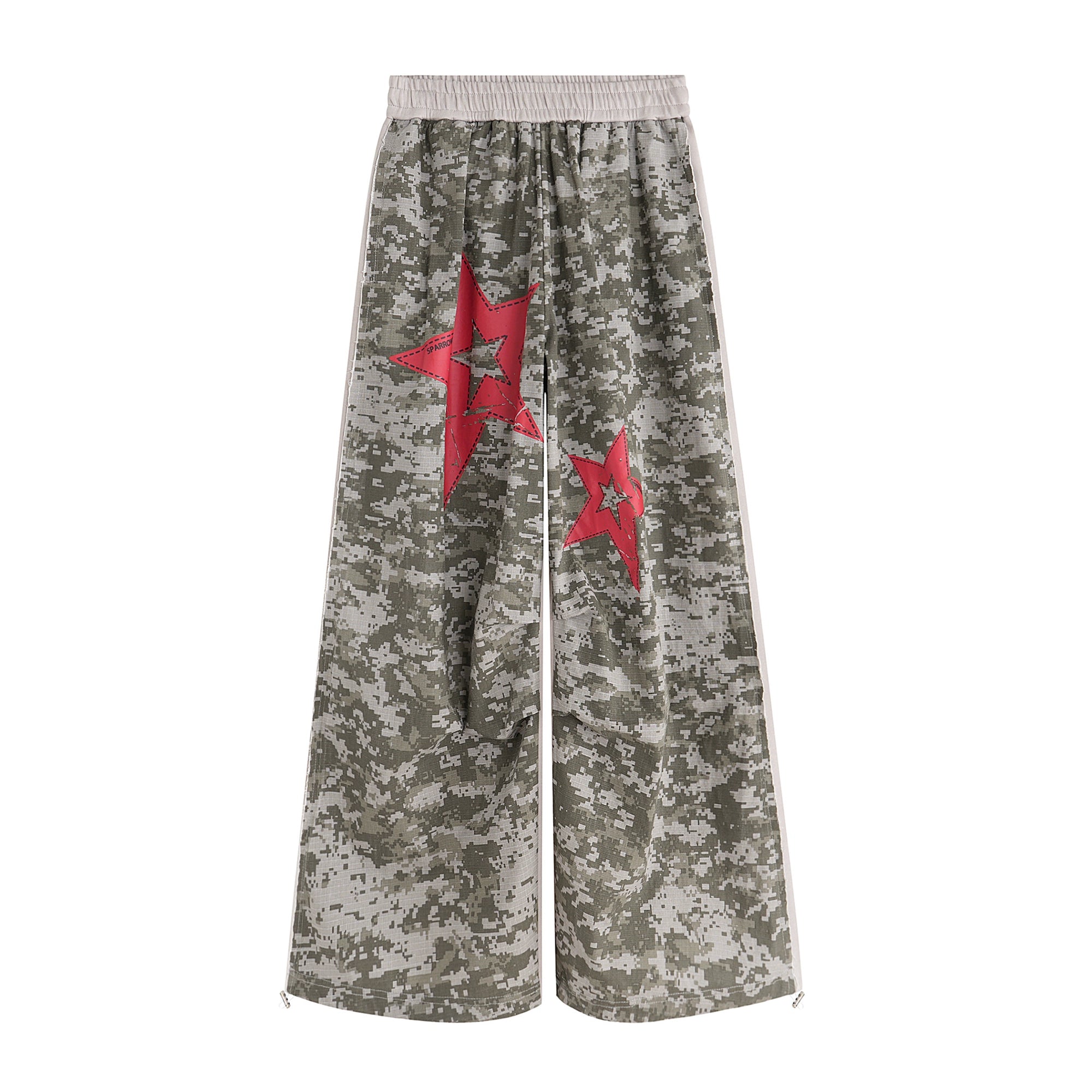 BLACKLISTS VINTAGE STAR PRINT CAMO SWEATPANTS