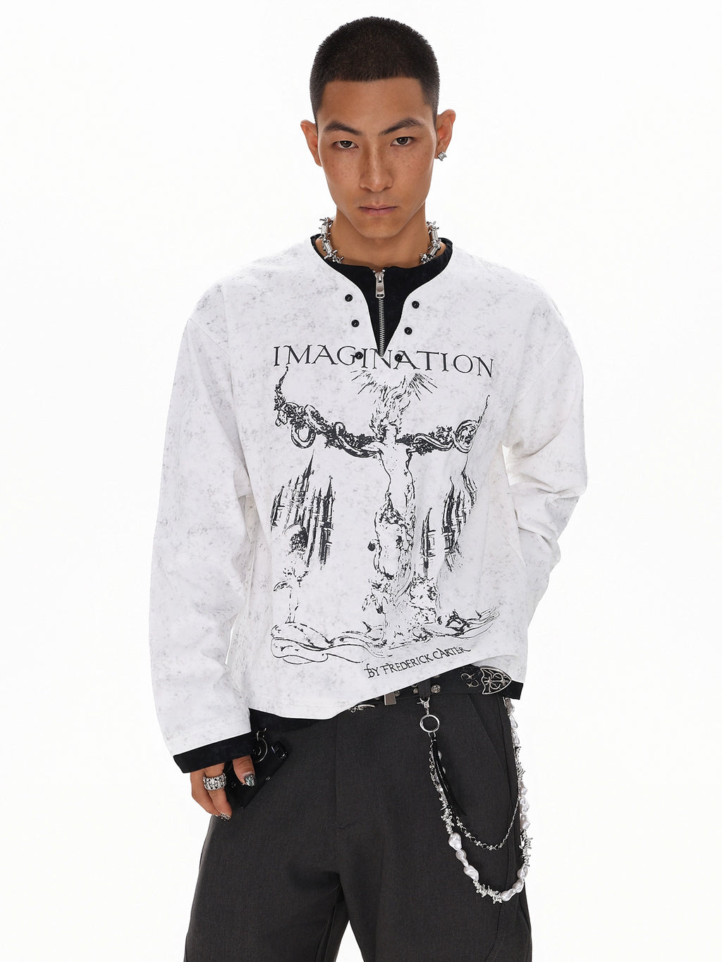 VOIDCHAIN LAYERED LONGSLEEVE SHIRT