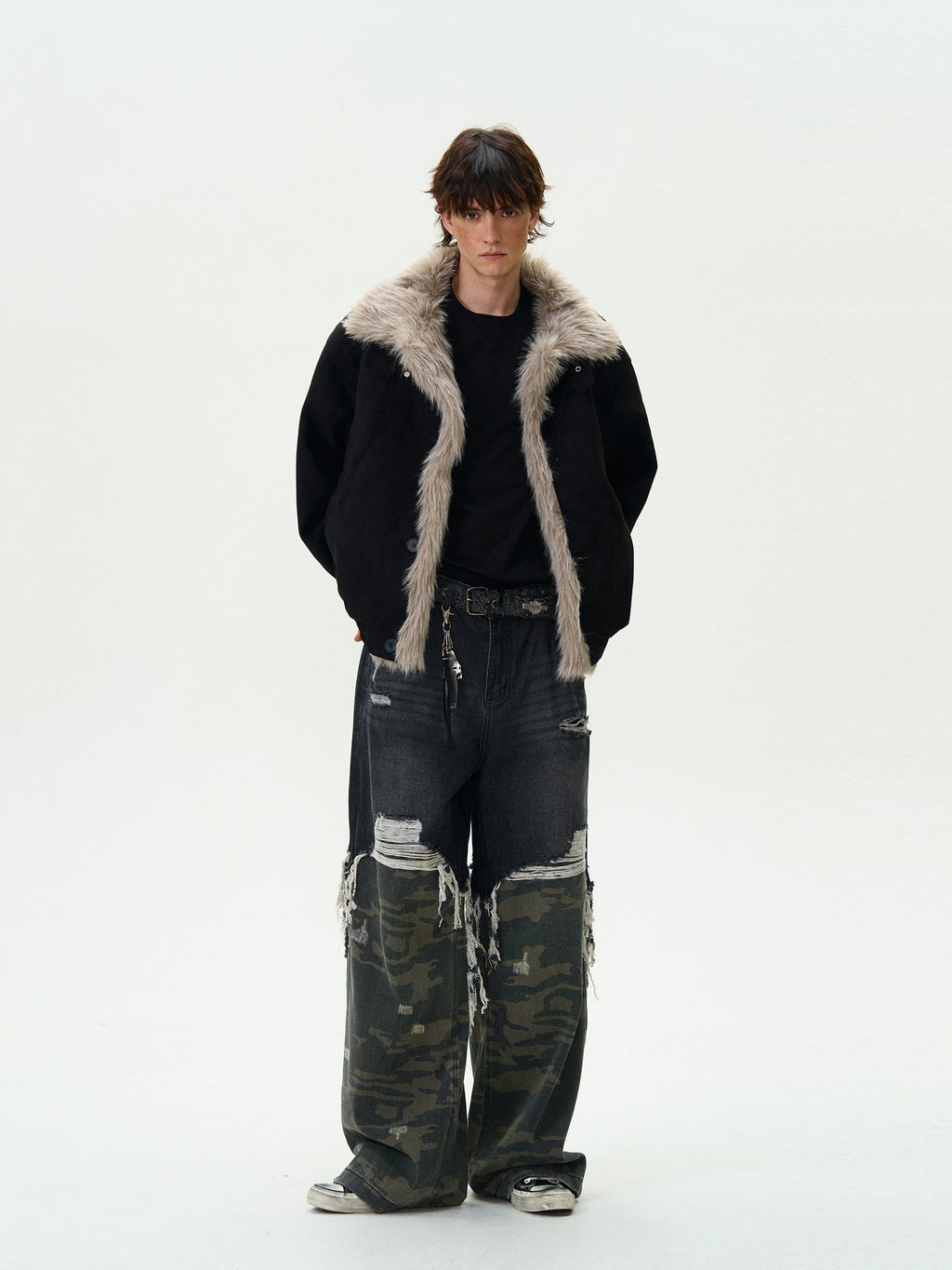 MOUNTAIN CARVING FUR JACKET