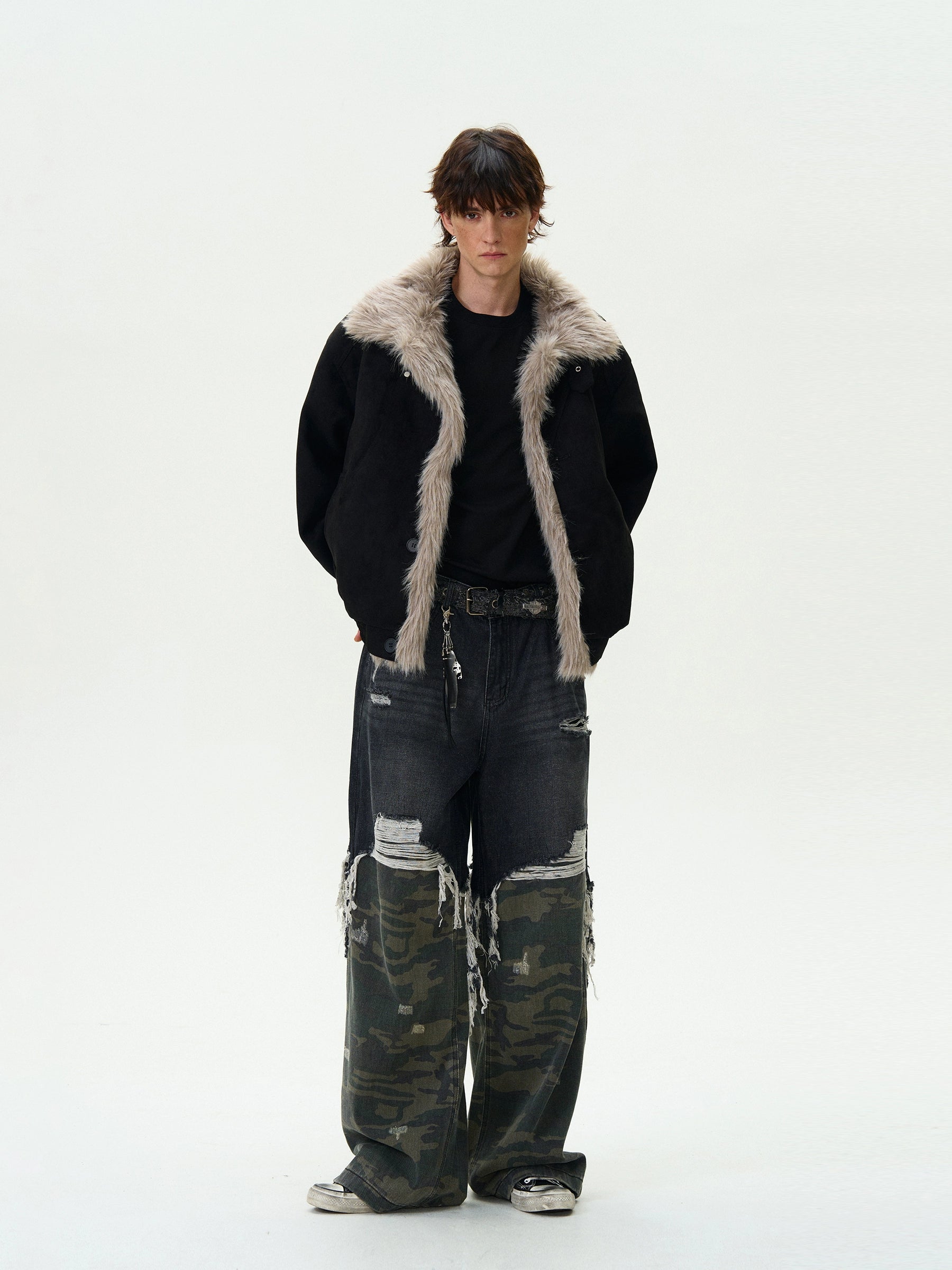 MOUNTAIN CARVING FUR JACKET