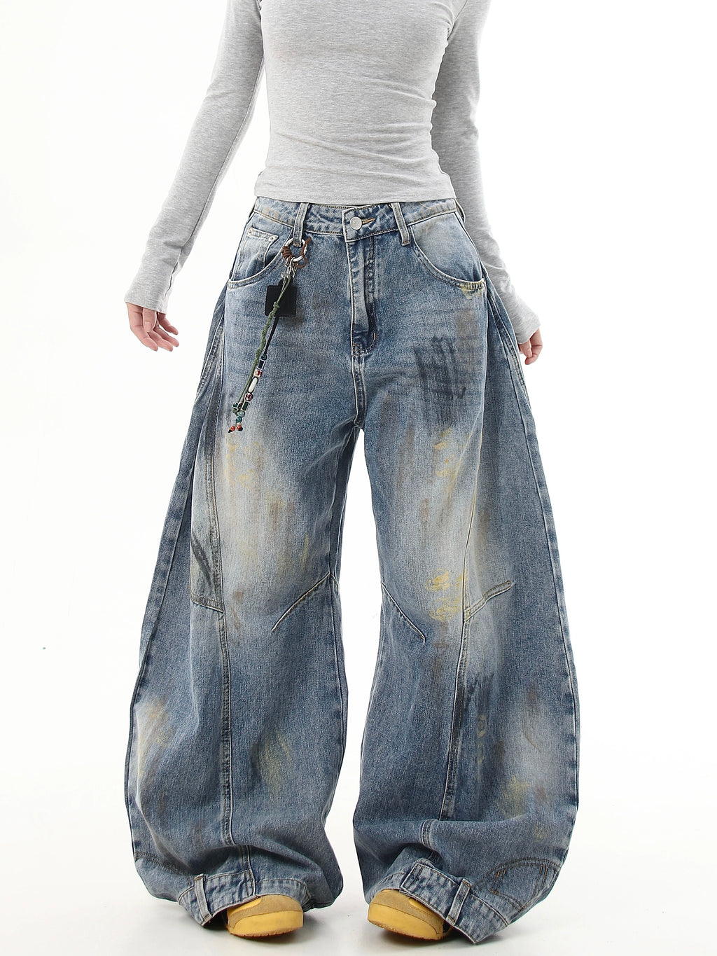 BLACKLISTS GRAFFITI BAGGY GHOST JEANS