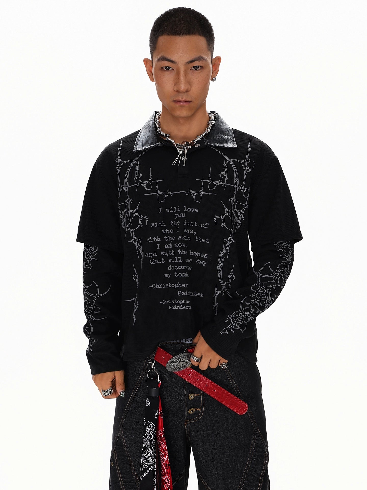 NIGHTCODE LAYERED LONGSLEEVE SHIRT