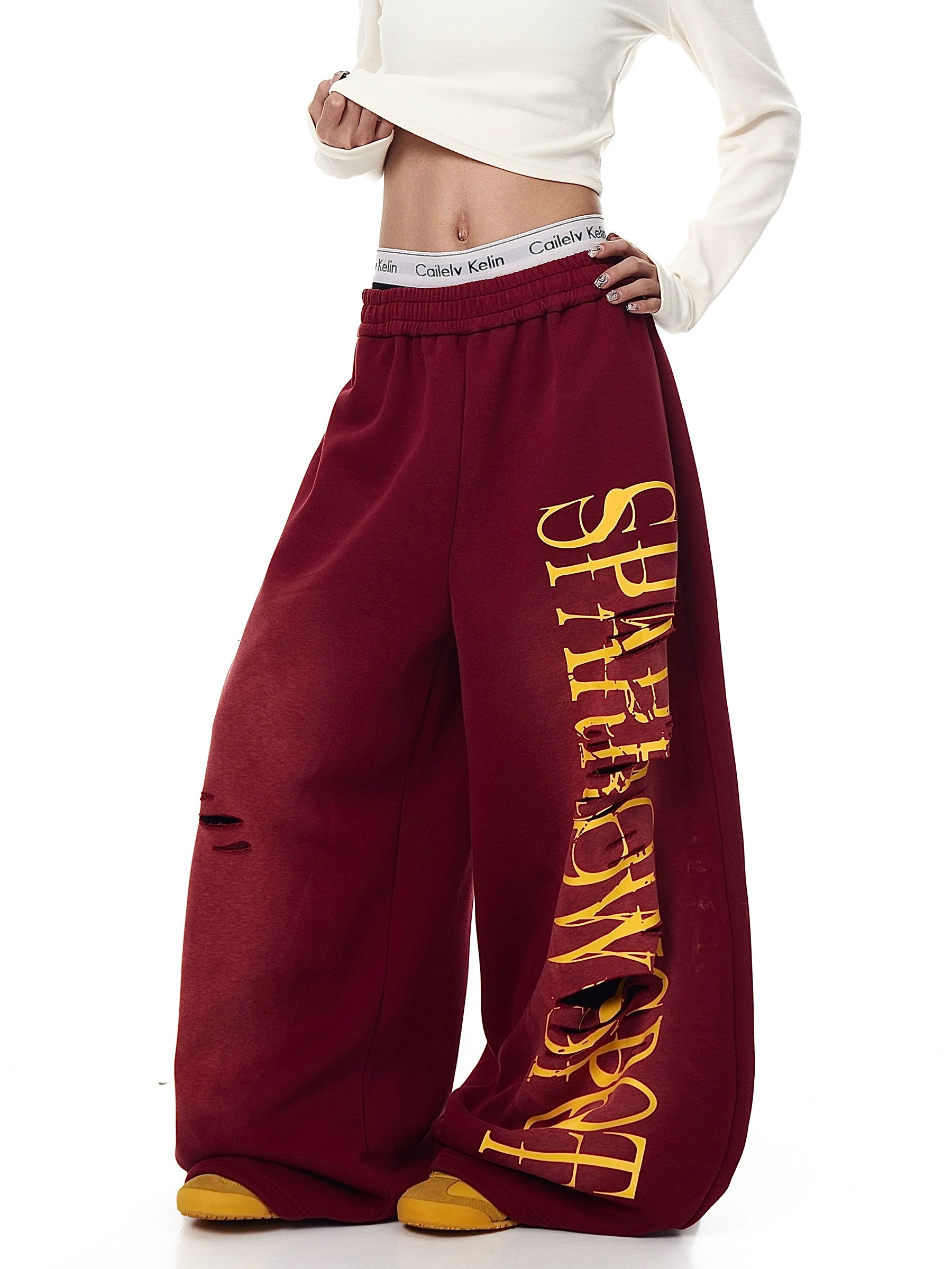 BLACKLISTS FADEMARK BAGGY SWEATPANTS
